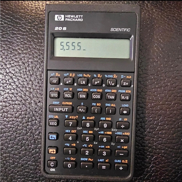 Hewlett Packard HP 20 S Scientific Calculator w/ Slip Case Tested & Works - Picture 7 of 7
